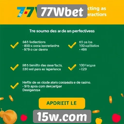 Benefícios do cadastro e promoção no 77Wbet